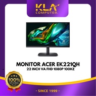 LED Monitor ACER EK221QH - 22 INCH VA FHD 1080p 100Hz 1ms HDMI