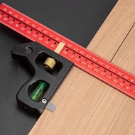 Gauges Heavy Duty High-Precision Woodworking Multifunction Combined Square Angle Ruler Long Movable 