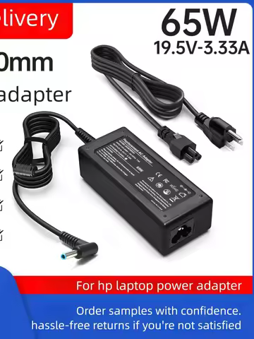 65W 45W 19.5v 3.33a 4.5*3.0mm Blue Tip Laptop Charger AC Adapter for Hp 240 245 246 340S 470 348 G7 