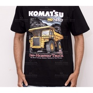 MinersZone KOMATSU Dump Truck Mining T-Shirt | Mining T-Shirts | Mining Operator and Heavy Equipment