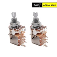 Musiclily a250k/b250k/a500k/b500k Metric thô 18-spline tách trục chậu Đẩy/kéo âm thanh/núm tuyến tín