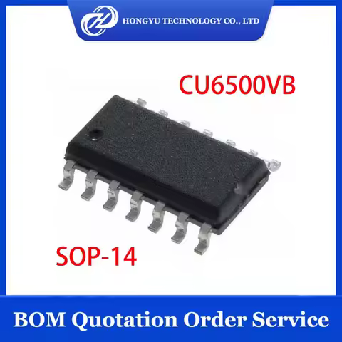 1 - 5 Pcs CU6500VB CU6500V CU6500 6500VB SOP-14 SMD IC Chipset High Tested