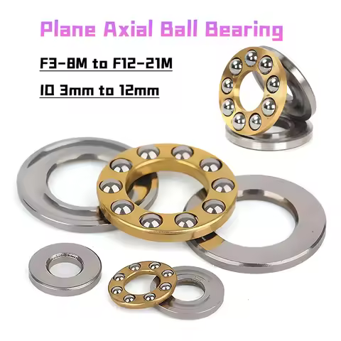 Steel Ball I.d 3mm-12mm Bearing Peijian 1/2/5/10pcs Plane Axial Ball Bearing Thrust Bearings F3-8m T