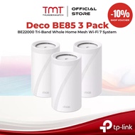 TP-Link Deco BE85 3 Pack BE22000 Tri Band Whole Home Mesh Wi-Fi 7 System