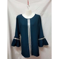 Blouse muslimah blouse murah baju bling bling blouse plus size  baju besar baju lace baju cantik blouse fesyen terkini