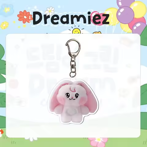 KPOP N Dream Acrylic Plush Keychain Jaemin Chenle Renjun Car Keyring Jisung Bag Charms Jeno HAECHAN 