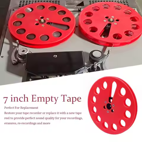7inch Sound Tape Takeup Reel Spare Parts Professional Recording Takeup Reel Durable 1/4" Width for T
