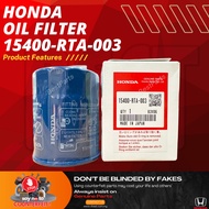 Honda Oil Filter Accord Civic City CRV CRZ Insight Jazz HRV Odyssey 15400-RTA-003