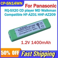 1.2V 1400mAh CP-SN14WN Battery for Panasonic RQ-SX20 CD player MD Walkman Compatible HF-AZ01 HHF-AZ2
