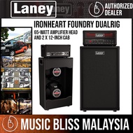 Laney Ironheart Foundry Dualrig 65-watt Amplifier Head and 2 x 12-inch Cab
