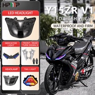 Y15ZR V1 PNP LED HEADLAMP FRONT/REAR TURN SIGNAL PILOT LAMP TAIL LIGHT LAMPU DEPAN RGB ZP TST REMOTE
