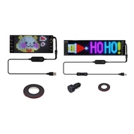 LED Pixel PanelUSB 5V Flexible LED Module RGB Scrolling Text Animation DisplayBluetooth APP