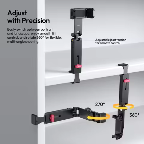 ​Ulanzi MA89 Phone Holder Mount for Smartphone Tripod Selfie Stick with 30MM Bottom Clamp for Desk W