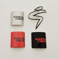 Santa Cruz Bike Badge Mountain  Bicycle Sticker DIY Personalized Decorative Sign  Soft Aluminum Allo