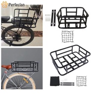 [Perfeclan] Rear Rack Bike Basket, Bike Rack Bike Pannier, Easy to Install Rear