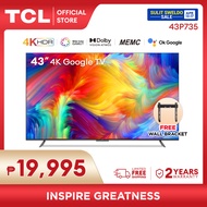 TCL 43 inch 4K Google Smart TV -  43P735 (Dolby Vision &amp; Audio, Camera-ready, Hands-Free Voice Control, Google Assistance - Netflix, YouTube)