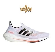 Sepatu Lari  Adidas Ultraboost 21 Tokyo Cloud White / Core Black / Solar Red