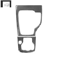 Carbon Fiber Car Gear Head Shift Knob Panel Cover Trim Sticker for Mazda 3 Axela 2014 2015 2016 2017