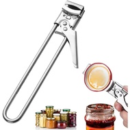 Adjustable Stainless Steel Jar Opener, Multifunctional Jar Lid Opener for Weak Hands, Stainless Stee