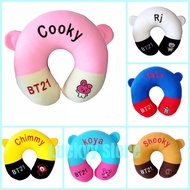 BT21 COOKY Travel Pillow /BT21 character computer embroidery neck pillow neck pillow travel