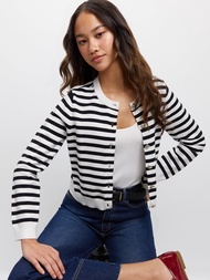 [Pomelo] คาร์ดิแกนลายทาง / Stripe Knit Cardigan