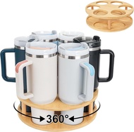 ที่วางแก้วหมุนได้สำหรับ Stanleyที่เก็บขวดน้ำสำหรับ Stanley 40/30/20/14 Oz Tumbler พร้อมที่จับที่เก็บ