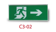 ถูกที่สุดแท้100%)ป้ายไฟฉุกเฉินฝังฝ้าทางหนีไฟฉุกเฉิน Emergency Fire Exit(สินค้ามีมาตรฐาน มอก)LED งาน