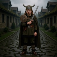 Halloween Costume Sugar-Costume Viking Pirate Warrior Costume Medieval Retro Performance Costume 113