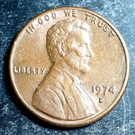 1974 D 1Cent Lincoln Memorial Cent