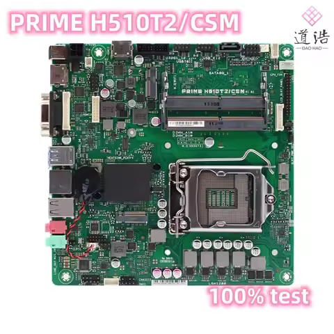 For PRIME H510T2/CSM Mini-ITX Motherboard 64GB LGA 1200 Support 10th 11th Generation CPU DDR4 H510 1