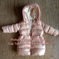 Preloved Winter Coat Toddler / Jaket Anak Tebal Usia 2-4tahun Baby Gap