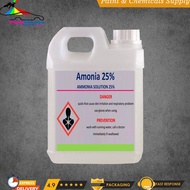 RESTRICTED STOCK!. Ammonia / Ammonia / Ammonium Hydroxide / NH3 / NH4OH 25% 1Ltr