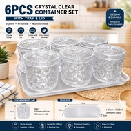 LAVA TAMU Canister set 6pcs Container Set | BPA FREE Food Container | Canister | Food Storage contai