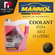 MANNOL COOLANT G12+ 4212 5 LITER 100% ORIGINAL GERMANY BRAND READY STOCK WITH FAST SHIPPING