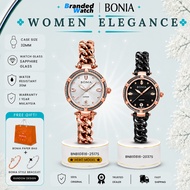 [Official Warranty] Bonia BNB10816-2037S17 BNB10816-25S Jam Bonia Women's 37mm Stainless Steel Watch