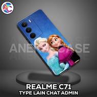 AC64-Case REALME C71-Girl's Motif-Softcase REALME C71-Casing REALME C71-Silicone REALME C71