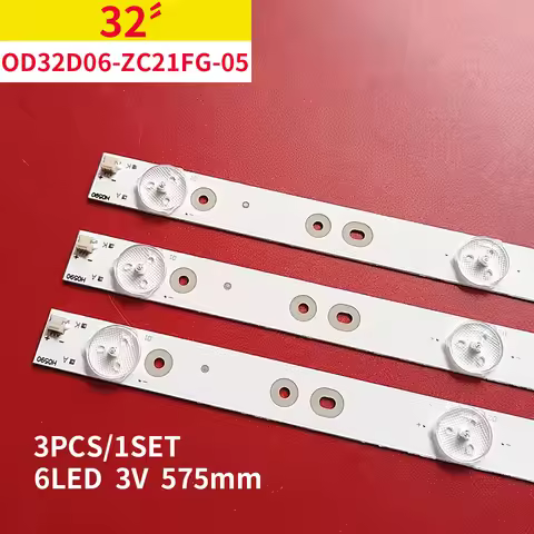 6LED LED Strip for OCEALED320516B7 DVB-PT1320083HCA OD32D06-ZC21FG-05 6S1P 303TT320038 ATV-32 Speler