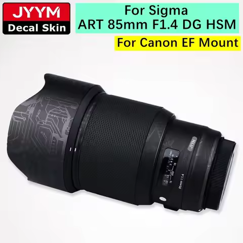 Decal Skin For Sigma ART 85mm F1.4 DG HSM (For Canon EF Mount) Vinyl Wrap Anti-Scratch Film Camera L