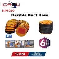 Icasu 12-inch/300mm x 5meter Air Ventilator Flexible Duct Hose