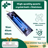 Combo stainless steel trough + UV bulb 45cm, 60cm ultraviolet air disinfection light bulb ozone quar