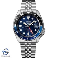 Seiko 5 SSK003 SSK003K SSK003K1 Sports Stainless Steel 42.5 MM GMT Automatic Blue Dial Watch