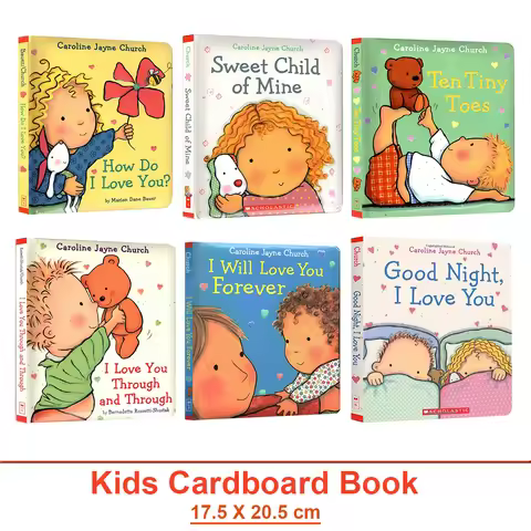 Kids English Picture Cardboard Book Emotions & Feelings Enlightenment Leaning Bedtime Story for Chil