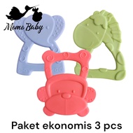 Teether nininano Baby - Gigitan Bayi silikon - Teether Bayi BPA Free SNI