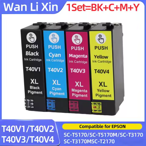 1/2/3set T40V ink cartridge T40V1 T40V2 T40V3 T40V4 ink Compatible for EPSON SureColor T2170 T3170 T