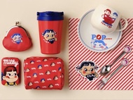 牛奶妹 圍裙 甜品杯 手機斜孭繩 銀包 兒童水杯 餐墊 餐具 杯碟 化妝袋 保溫壺 水樽 口金包 毛巾 手巾仔 日本代購 限定 攬枕 咕𠱸 牛奶糖公仔 收納包 不二家 Afternoon tea pe