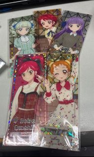 （換圖二優先）星夢學園 Aikatsu 簽名閃書簽