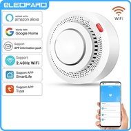 Eleopard Tuya WiFi Smoke Alarm Fire Protection Smoke Detector Smokehouse Combination Fire Alarm Home