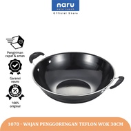 NARU Wok Pan 30cm 1070 - Enamel Wok Pan Frying Pan