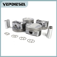 4x G4NH Engine Pistons Rings Set For Hyundai Elantra Kona Tucson Veloster For Kia Forte Seltos Soul 