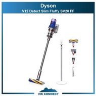 ＊免運費の精選＊ 【國際電壓 / 附收納架】 Dyson V12 Detect Slim Fluffy 輕量 智能 無線 吸塵機 <平行進口> SV20 FF TOTAL CLEAN